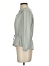 Babaton 100% Polyester Gray Long Sleeve Blouse Size XS - photo 5