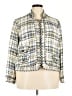 Grace Elements Tweed Ivory Blazer Size 18W - photo 1