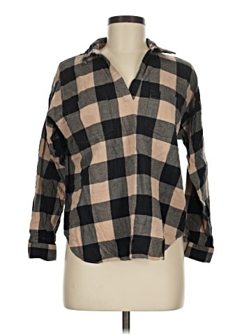 Ann Taylor LOFT Outlet 3/4 Sleeve Button-Down Shirt (view 1)