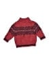 OshKosh B'gosh 100% Cotton Chevron-herringbone Red Pullover Sweater 6-9 MO / 9 MO - photo 2
