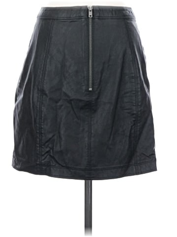 Abercrombie & Fitch Faux Leather Skirt (view 2)