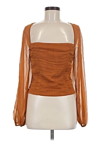 WAYF Long Sleeve Blouse (view 1)