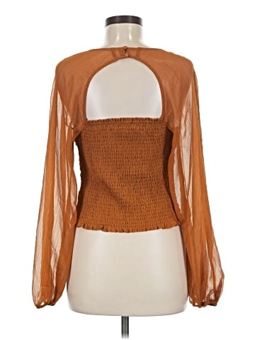WAYF Long Sleeve Blouse (view 2)