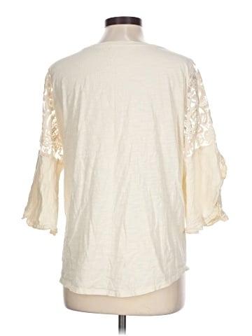 Pink Blush 3/4 Sleeve T-Shirt (view 2)