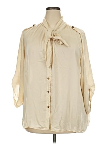 Daisy Fuentes 3/4 Sleeve Blouse (view 1)