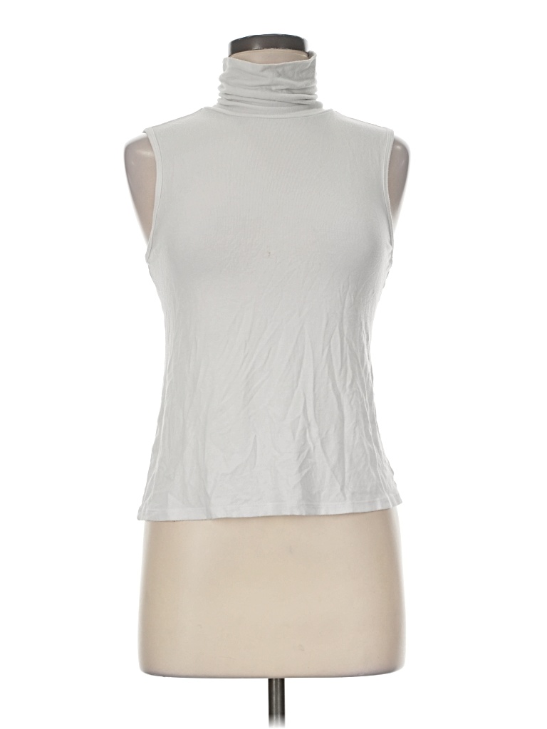 Pre-owned Theory Sleeveless T-shirt In Silver