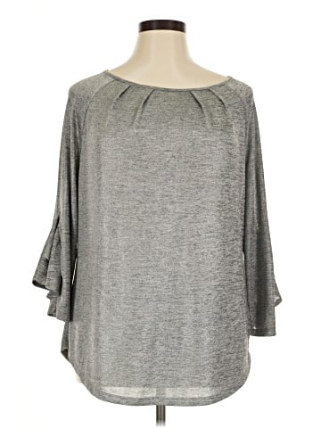 7th Avenue Design Studio New York & Company 3/4 Sleeve Top (view 1)