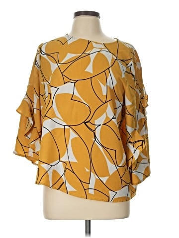 Alfani 3/4 Sleeve T-Shirt (view 1)