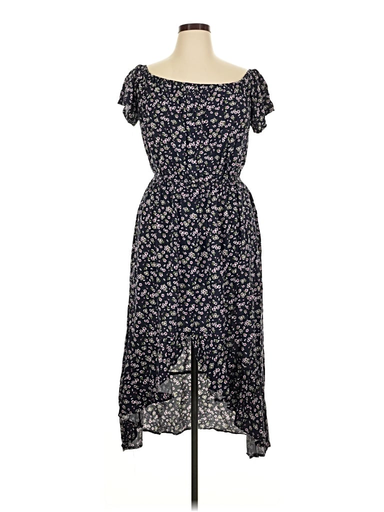 Pre-owned Justify Casual Dress In Blue