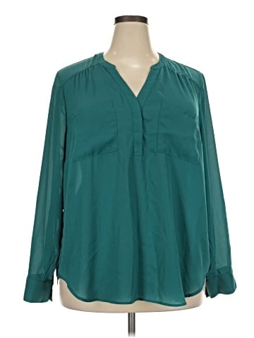 Torrid Long Sleeve Blouse (view 1)