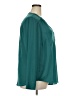 Torrid 100% Polyester Teal Long Sleeve Blouse Size 2X Plus (2) - photo 4
