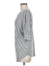 Always Indigo Silver 3/4 Sleeve Top Size M - photo 5