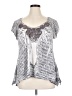 One World Silver Short Sleeve T-Shirt Size 1X - photo 1