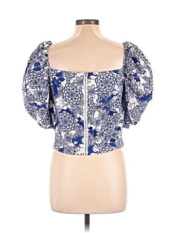 Tea & Cup Short Sleeve Blouse (view 2)