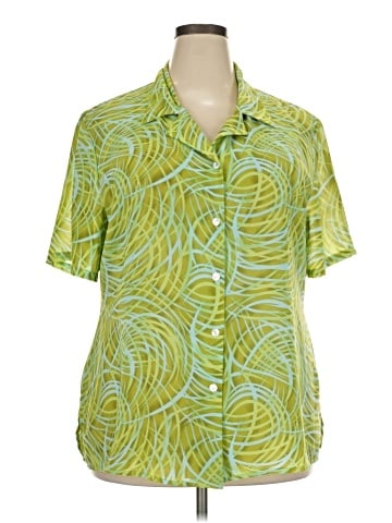 Ashley Stewart Short Sleeve Blouse (view 1)