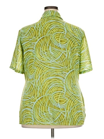 Ashley Stewart Short Sleeve Blouse (view 2)