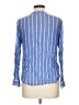 Max Studio 100% Rayon Blue Long Sleeve T-Shirt Size L - photo 2