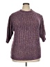 Maurices Tweed Purple Pullover Sweater Size XXL - photo 1
