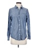 XXI Blue Long Sleeve Button-Down Shirt Size M - photo 1