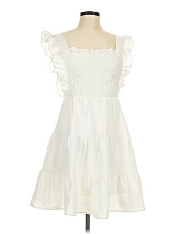 Line & Dot Casual Dress (view 1)