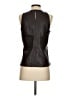 Ann Taylor 100% Polyester Black Sleeveless Blouse Size S - photo 2