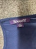 Roaman's 100% Polyester Blue Sleeveless Blouse Size 22W - photo 7