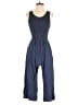 Maison Jules Solid Blue Jumpsuit Size M - photo 1