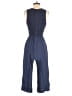 Maison Jules Solid Blue Jumpsuit Size M - photo 2