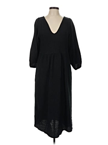 Madewell Lightspun V-Neck Midi Dress (view 1)