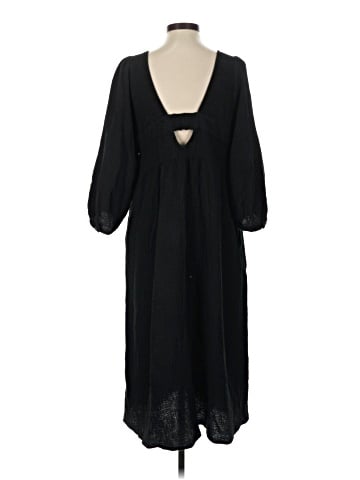 Madewell Lightspun V-Neck Midi Dress (view 2)