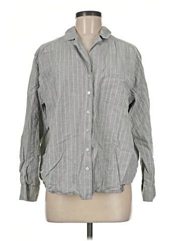 Gap Body Long Sleeve Button-Down Shirt (view 1)