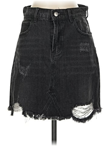 Buddy Love Denim Skirt (view 1)