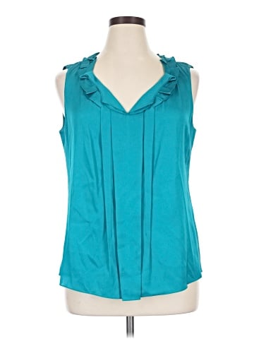Elie Tahari Sleeveless Silk Top (view 1)