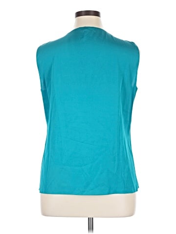 Elie Tahari Sleeveless Silk Top (view 2)