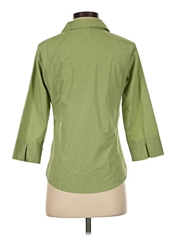 ALC ATLAST CLASSICS 3/4 Sleeve Button-Down Shirt (view 2)