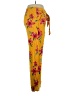 Guess Floral Yellow Casual Pants Size XL - photo 4