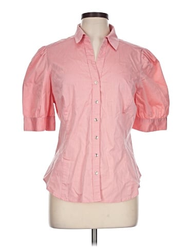 New York & Company Short Sleeve Blouse (view 1)