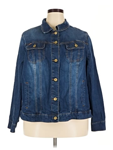 Isaac Mizrahi LIVE! Denim Jacket (view 1)