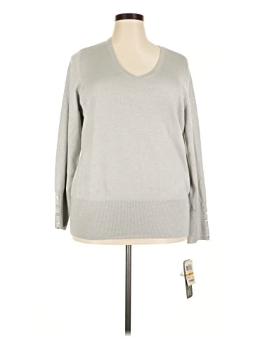 JM Collection Pullover Sweater (view 1)