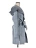 Zara Basic Blue Gray Coat Size M - photo 4