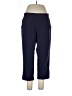 Coral Bay Solid Blue Casual Pants Size L - photo 1