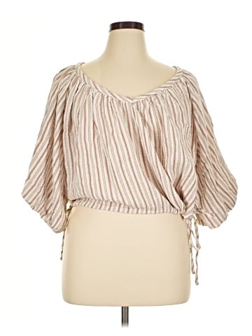 Just Living 3/4 Sleeve Blouse (view 1)
