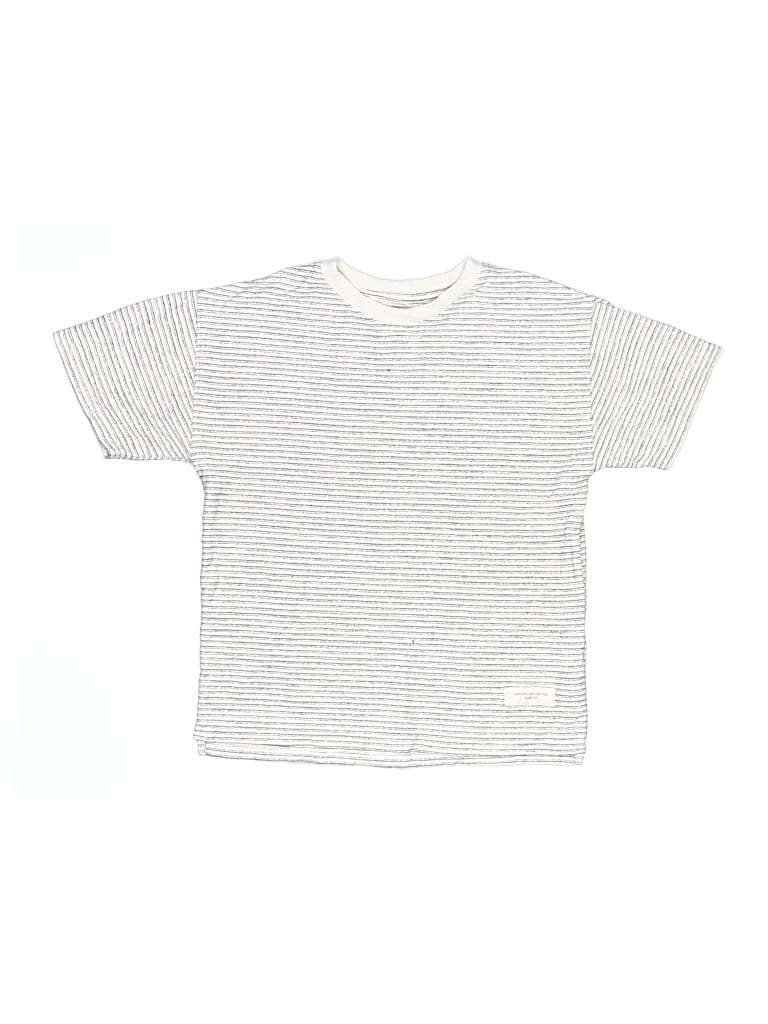 Pre-owned Zara Kids' Short Sleeve Top Silver Tops
