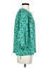 Eclair 100% Polyester Teal 3/4 Sleeve Blouse Size S - photo 4