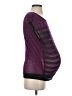 Ingrid + Isabel Purple Short Sleeve Blouse Size Sm Maternity (1) - photo 4