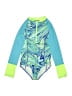 Lands' End Graphic Blue Wetsuit Size 8 - photo 1