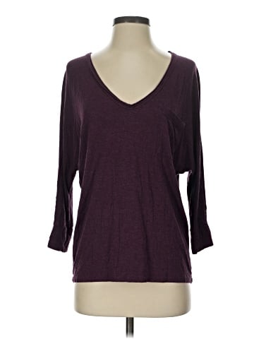 Bordeaux 3/4 Sleeve T-Shirt (view 1)
