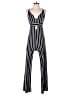 Love Stripes Black Jumpsuit Size M - photo 1