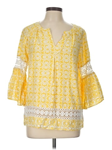 Crown & Ivy 3/4 Sleeve Blouse (view 1)