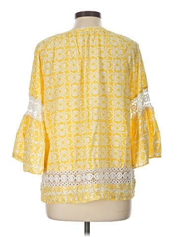 Crown & Ivy 3/4 Sleeve Blouse (view 2)